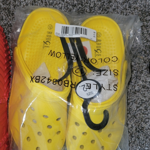 Rainbow Yellow Women's Slippers - Picture 1 of 4